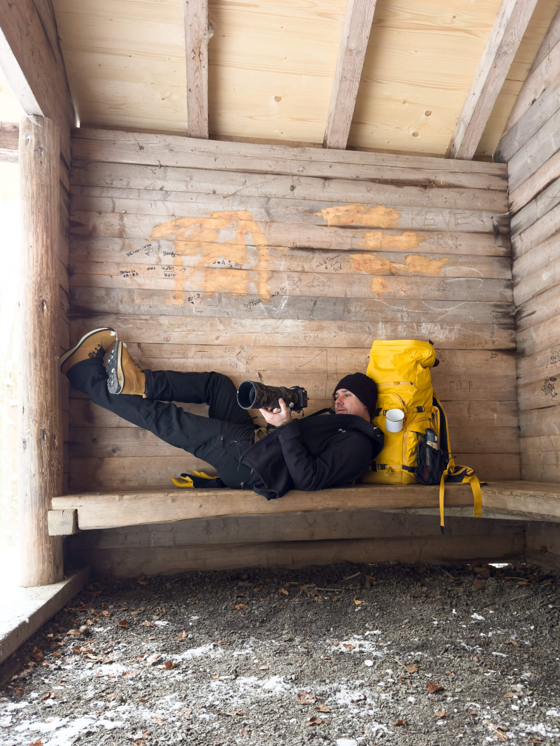 Martin Bargl in the field